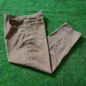 St. John's Bay Men's Straight Leg Easy Fit Brown Y2K Corduroy  Pants Size 36